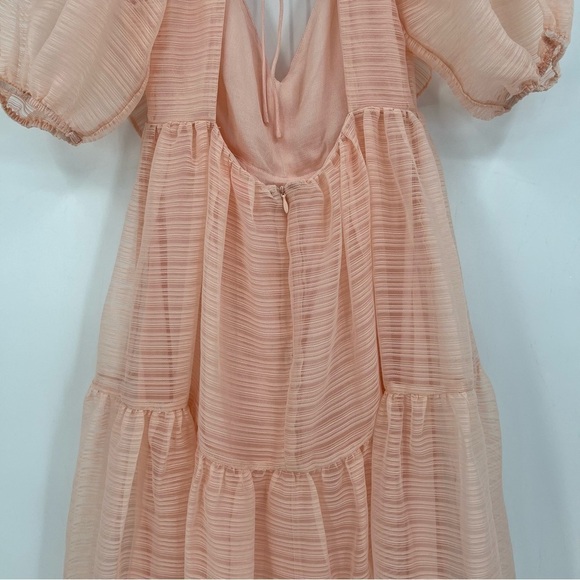 Free People Fairycore Whimsy Hailey Dress in Light Pink Size 0 - Picture 13 of 14